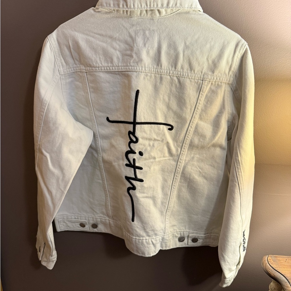 White Denim Jacket